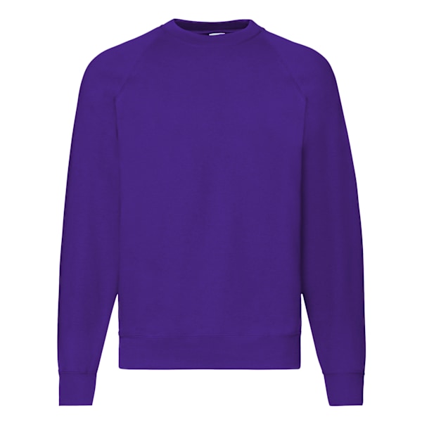 Fruit Of The Loom Raglanärm Belcoro® Sweatshirt M Purp Purple M