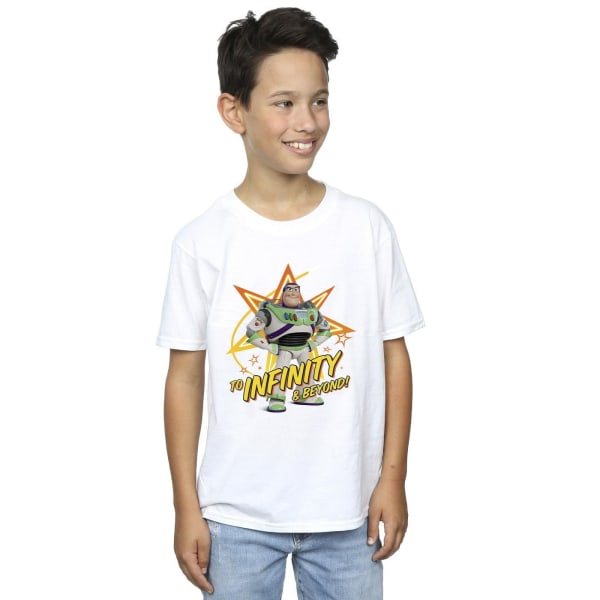 Disney Boys Toy Story Buzz To Infinity T-shirt 7-8 år Vit White 7-8 Years