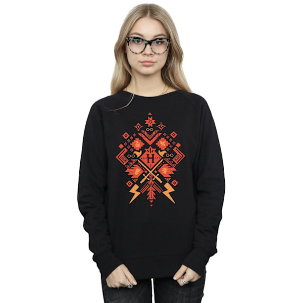 Harry Potter Damjul/Dam Fair Isle Jultröja L Svart Black L