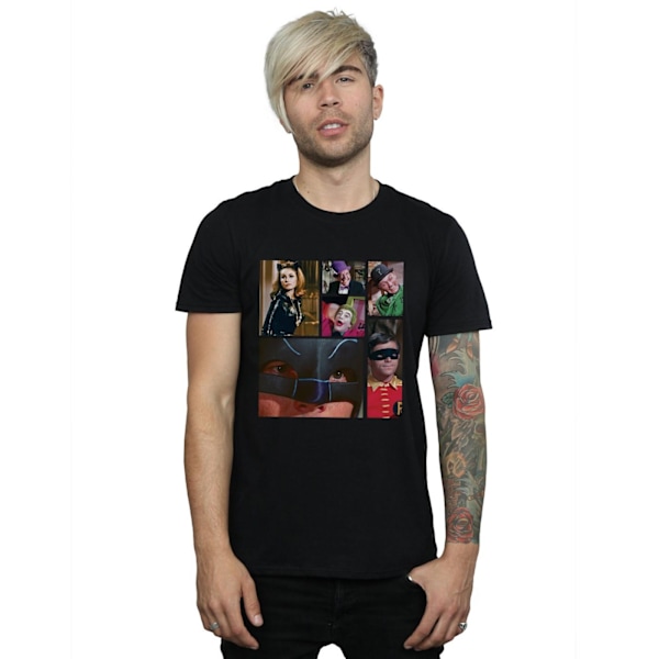 DC Comics Herr Batman TV-serie Klassfoto T-shirt S Svart Black S