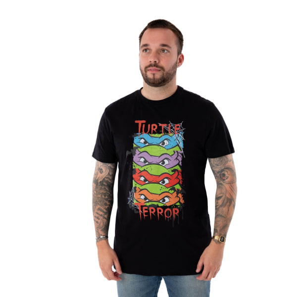 Teenage Mutant Ninja Turtles Terror T-shirt för män L Svart Black L