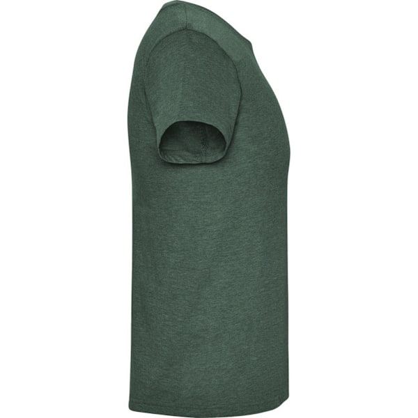 Roly Herr Fox Heather Kortärmad T-shirt Storlek L Flaska Grön Bottle Green L