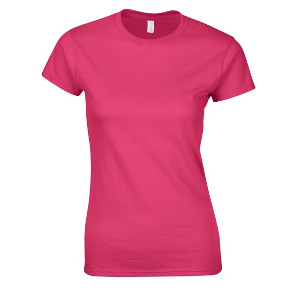 Gildan Womens/Ladies Softstyle Ringspun Bomull T-shirt L Heliconia Heliconia L
