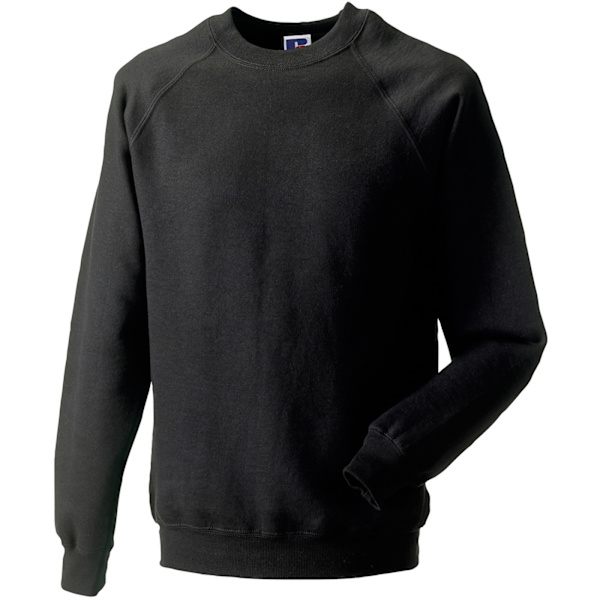 Russell Herr sweatshirt för män med fläckskydd, S, svart Black S