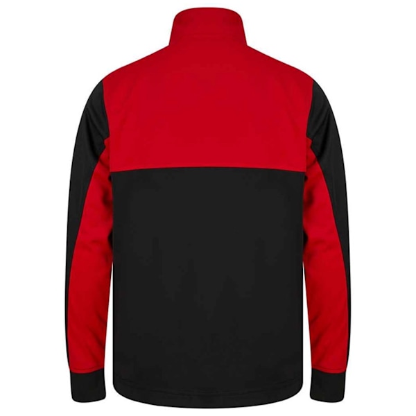 Finden & Hales Barn/Barn Quarter Zip Fleece Top 9-10 År Black/Red 9-10 Years