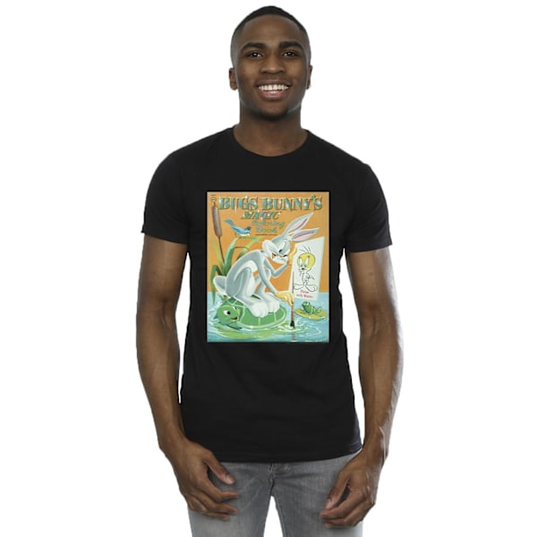 Looney Tunes Herr Bugs Bunny Målarbok T-shirt 5XL Svart Black 5XL