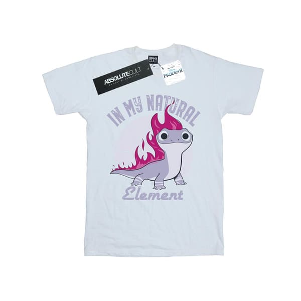 Disney Dam/Dam Frozen 2 Salamander Bruni Element Bomull B White S