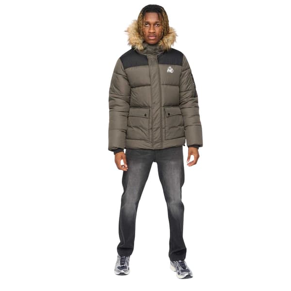 Kings Will Dream Herr Curvlay Parka L Grön Green L