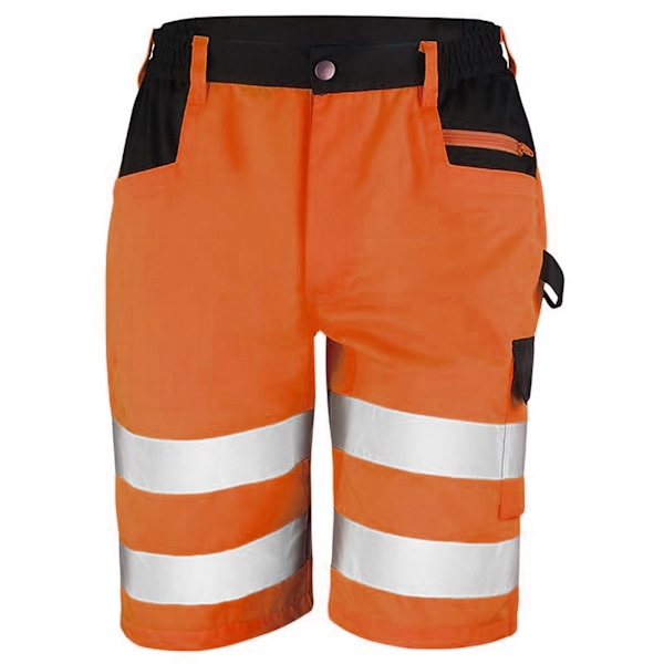 Result Core Reflekterande Säkerhets Cargo Shorts L Orange Orange L