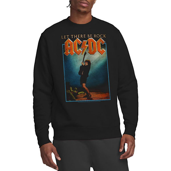 AC/DC Unisex Vuxen Let There Be Rock Sweatshirt M Svart Black M