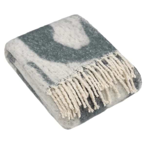 Hoem Meta Jacquard Tassel Throw 180cm x 130cm Dusk Dusk 180cm x 130cm
