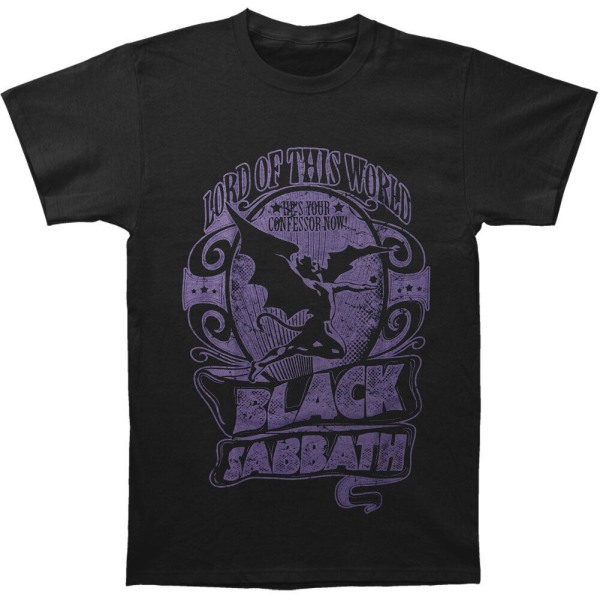 Black Sabbath Unisex Vuxen Lord Of This World T-shirt S Svart Black S