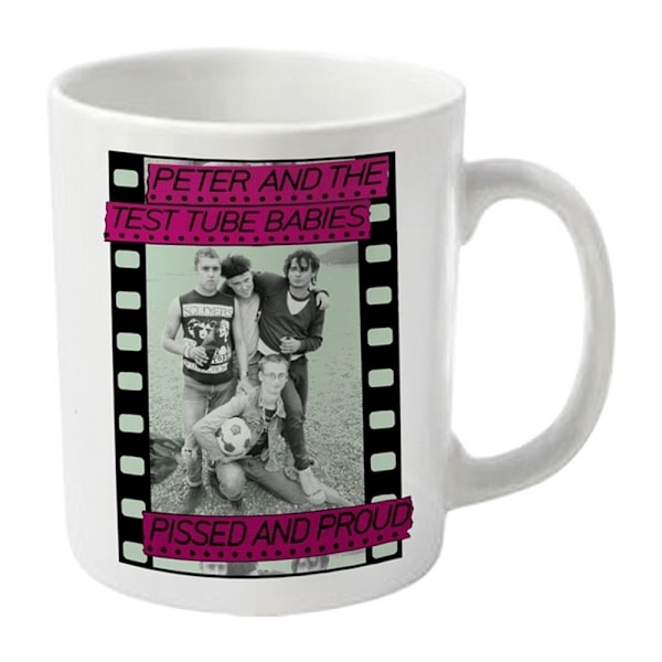 Peter & The Test Tube Babies Pissed And Proud Mug En Storlek Vit White One Size
