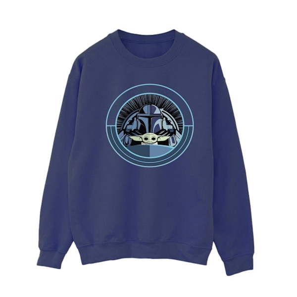 Star Wars Dam/Damer The Mandalorian Grogu redo för äventyr Navy Blue M