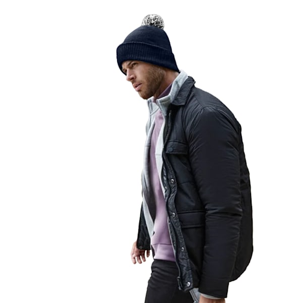 Beechfield Snowstar Recycled Beanie One Size French Navy/Light French Navy/Light Grey One Size