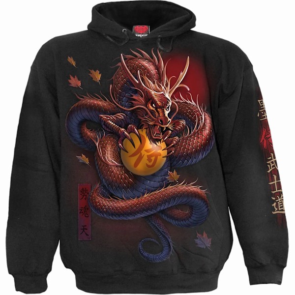 Spiral Direct Unisex Vuxen Samurai Hoodie S Svart Black S