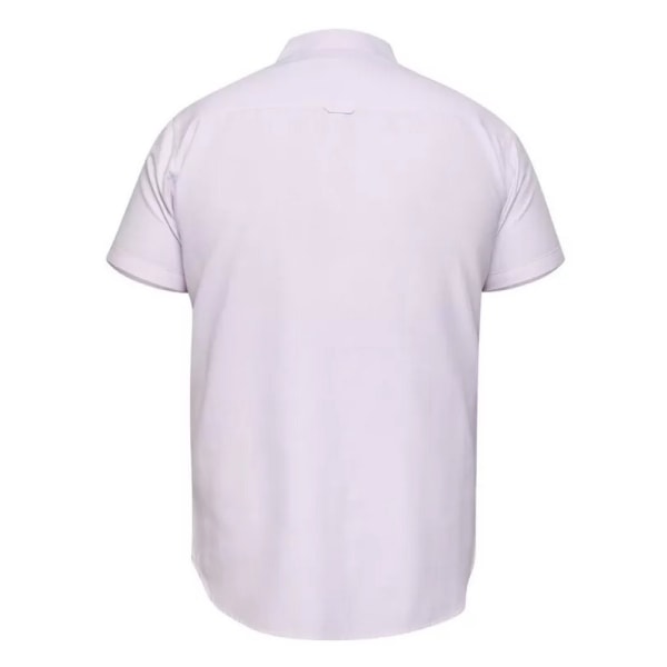 D555 Herr James Oxford Kingsize kortärmad skjorta XXL Rosa Pink XXL