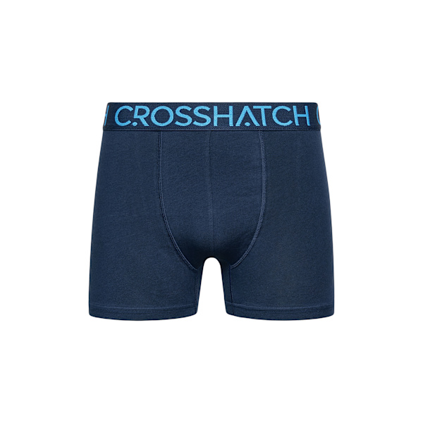Crosshatch Chasma Boxershorts för män (3-pack) M Navy Navy M