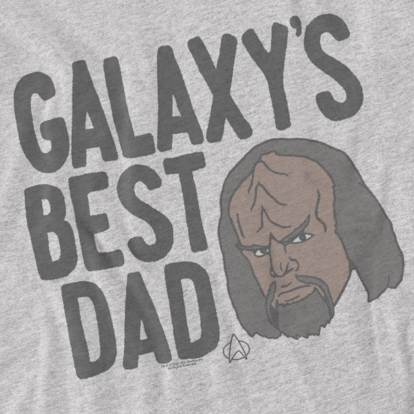 Star Trek: The Next Generation Herr Galaxy´s Bästa Pappa T-Shirt 5 Sport Heather 5XL