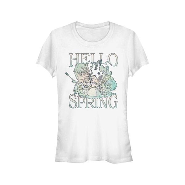 Alice In Wonderland Dam/Dam Klassisk Alice Spring T-shirt White M