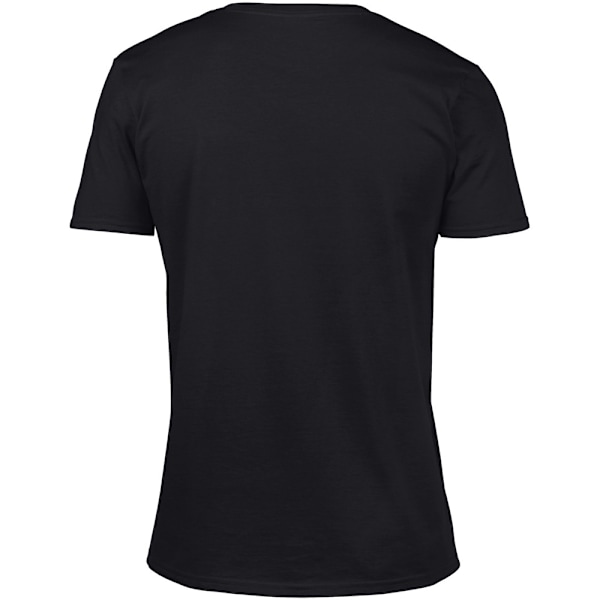 Gildan Soft Style V-halsad kortärmad T-shirt XL Svart Black XL