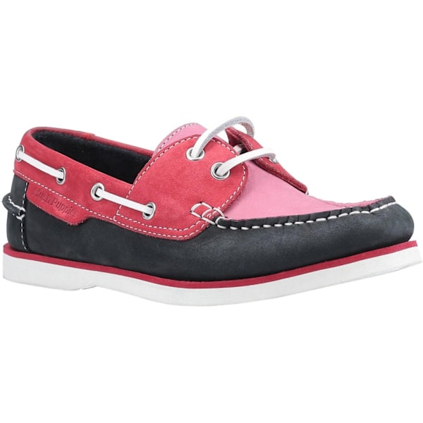 Hush Puppies Dam/Dam Hattie Läderbåtssko 3 UK Rosa/Marinblå Pink/Navy 3 UK