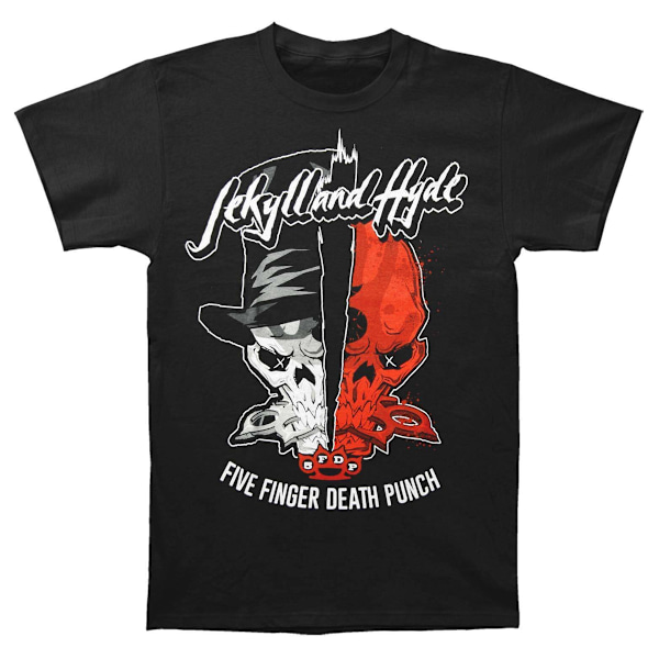 Five Finger Death Punch Unisex Adult Jekyll & Hyde Bomull T-shirt Black S