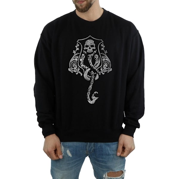 Harry Potter Mörkrets Märke Crest Sweatshirt XL Svart Black XL