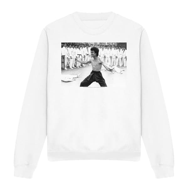 Bruce Lee Unisex Vuxen Triumphant Sweatshirt M Vit White M
