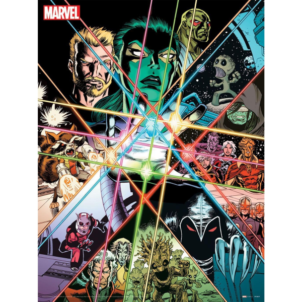 Guardians Of The Galaxy Infinite Multiversal Possibilities Prin Multicoloured 40cm x 30cm