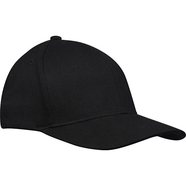 Elevate NXT Unisex Opal Aware Recycled 6 Panel Baseball C Solid Black One Size
