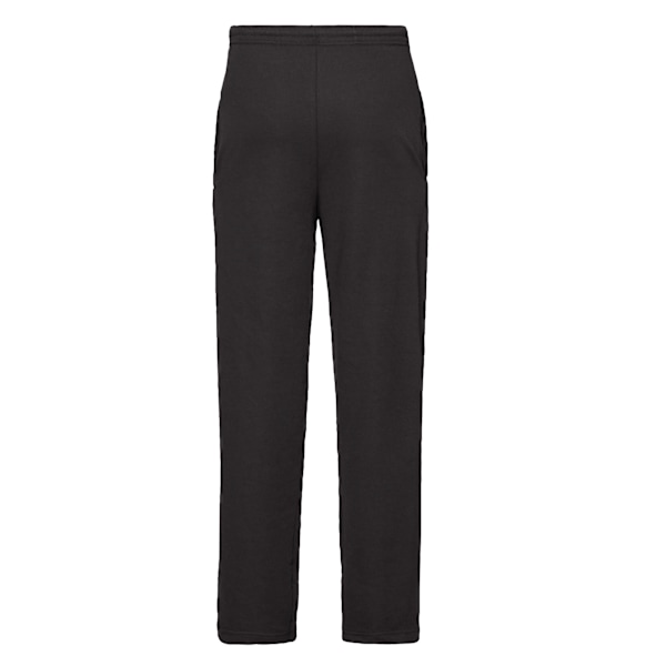 Fruit of the Loom Herr Lättvikts Joggingbyxor L Svart Black L