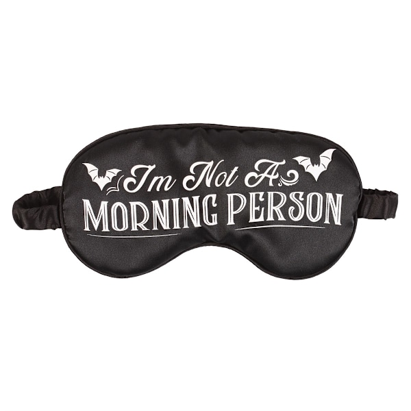 Something Different Unisex Vuxen Jag Är Inte En Morgonperson Satin Black/White One Size