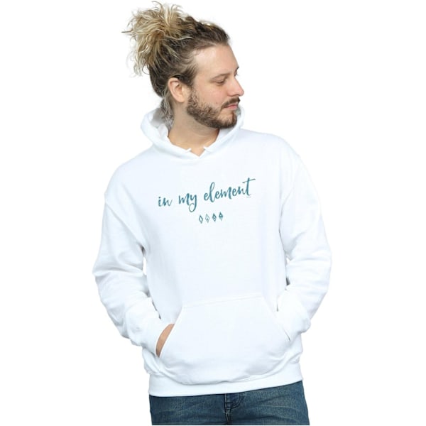 Disney Mens Frozen 2 In My Element Hoodie XL Vit White XL