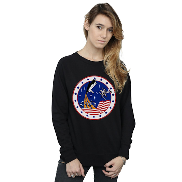 NASA Dam/Damer Classic Rocket 76 Sweatshirt XL Svart Black XL