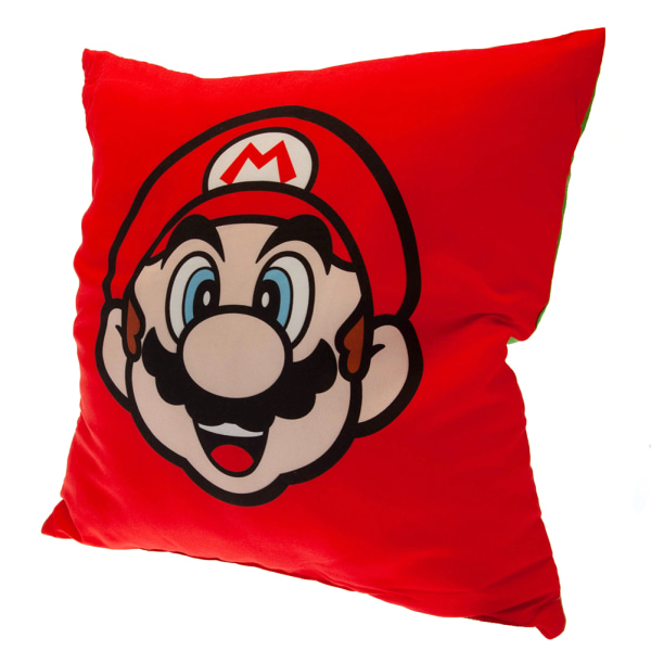 Super Mario Brothers Fylld Kudde One Size Grön/Röd Green/Red One Size