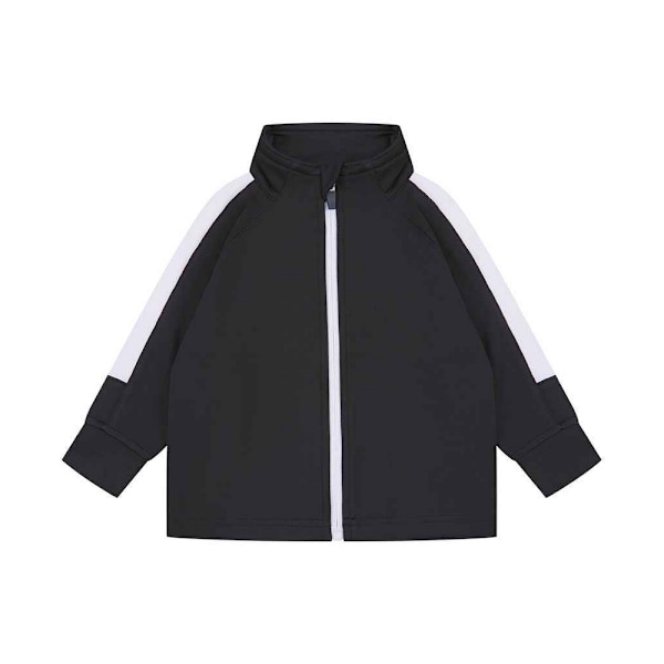 Larkwood Baby Tracksuit Top 24-36 månader Svart/Vit Black/White 24-36 Months
