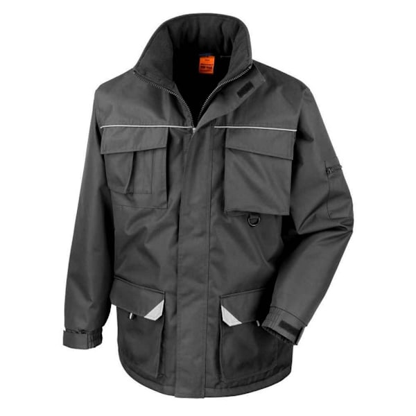 WORK-GUARD by Result Sabre Coat för män 4XL Svart Black 4XL