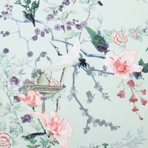 Muriva Lipsy Ophelia Tapet 10m x 53cm Ankägg Duck Egg 10m x 53cm