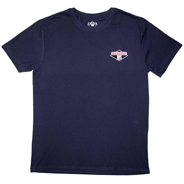 Beastie Boys Unisex Vuxen Mini Diamond Logo T-Shirt L Marinblå Navy Blue L