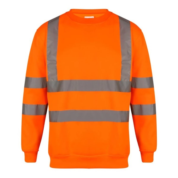 Yoko Unisex Hi-Vis Heavyweight Sweatshirt XL Hi Vis Orange Hi Vis Orange XL