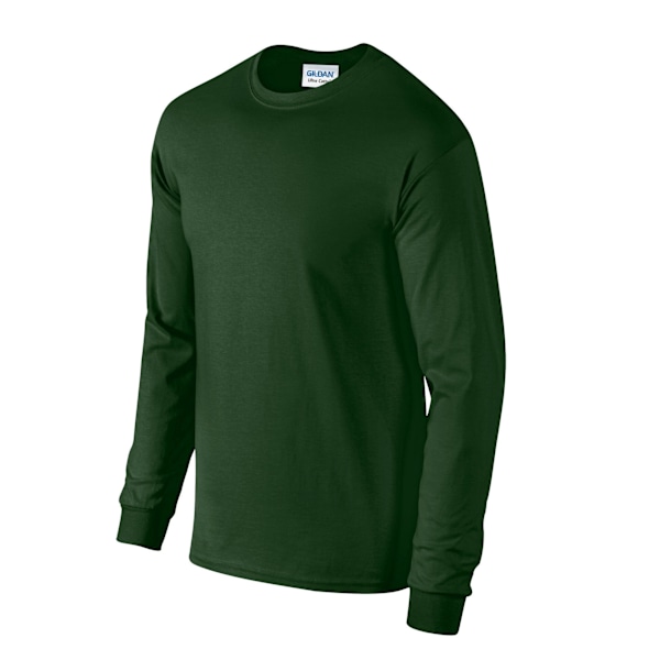 Gildan Unisex Vuxen Ultra Plain Bomull Långärmad T-shirt M F Forest M