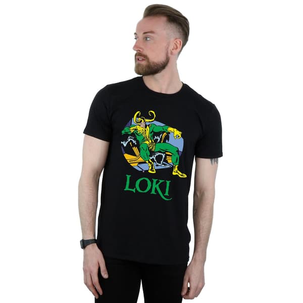 Marvel Herr Loki Throne T-shirt S Svart Black S