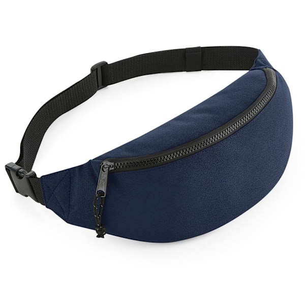 Bagbase Vuxen Unisex Återvunnen Midjeväska En Storlek Marinblå Navy Blue One Size