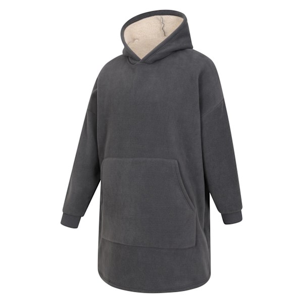 Mountain Warehouse Herr Snug Borg Hoodie Filt En Storlek Grå Grey One Size