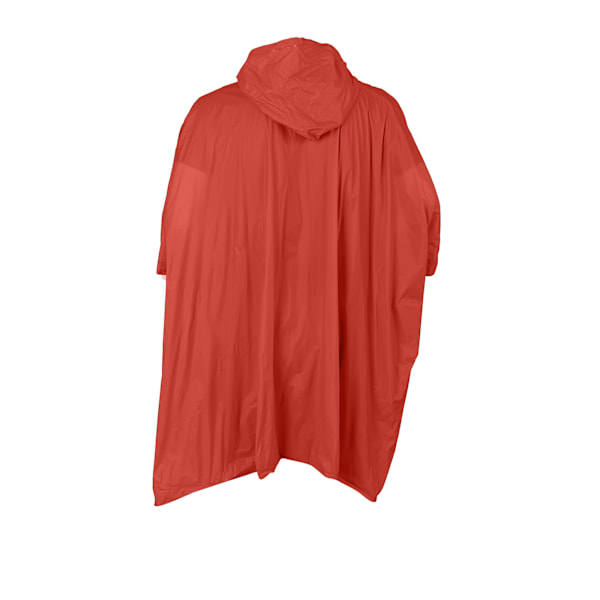 Splashmacs Unisex Vuxen Plast Poncho / Regnrock En Storlek Röd Red One Size