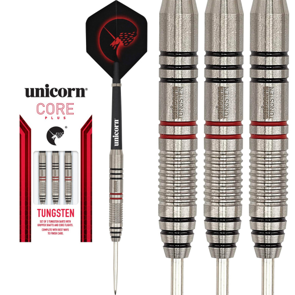 Unicorn Core Plus Darts (Set om 3) 27g Svart Black 27g