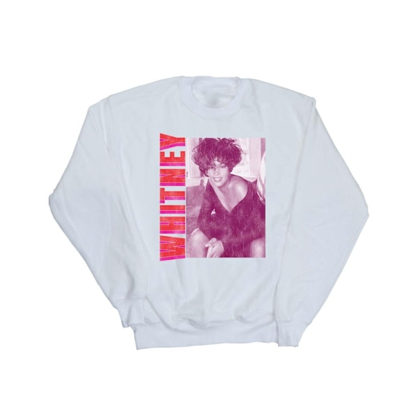 Whitney Houston Dam/Damer Whitney Pose Sweatshirt XL Vit White XL