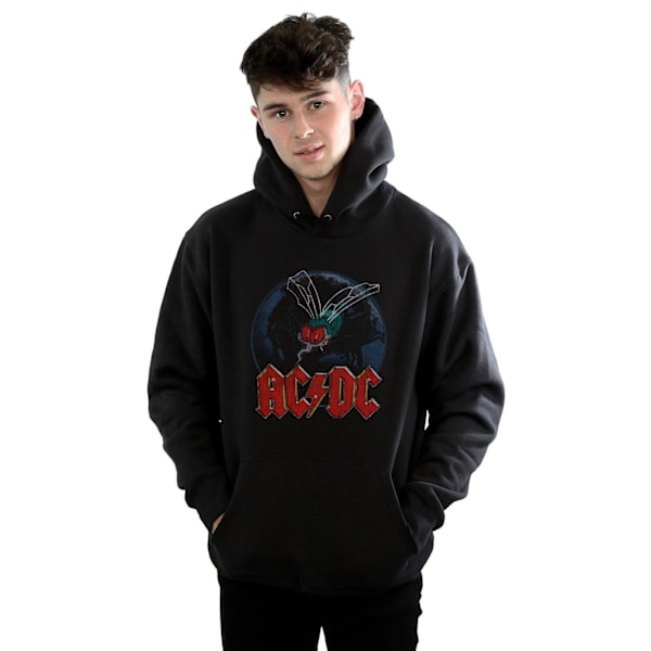 AC/DC Fly On The Wall Hoodie S Svart Black S