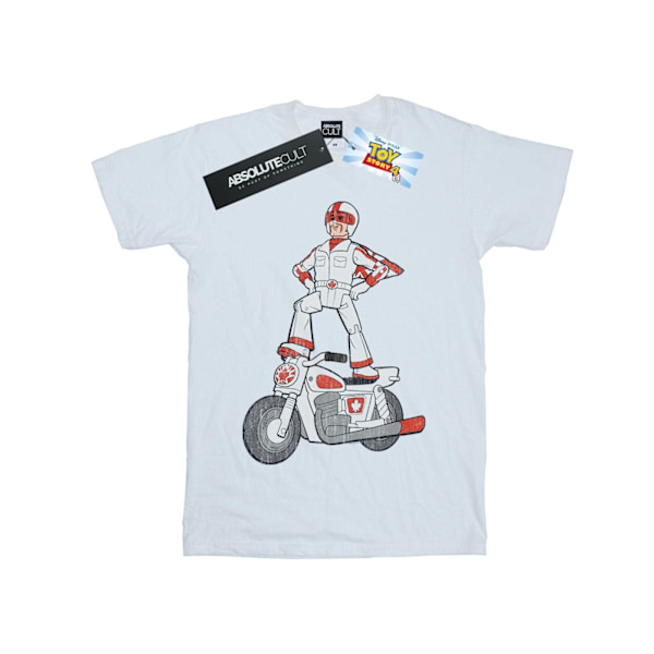 Disney Dam/Damer Toy Story 4 Duke Caboom Pose Bomull Pojkvän White 4XL